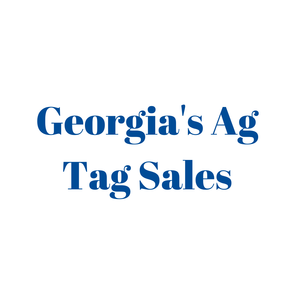 Georgia's Ag Tag Sales